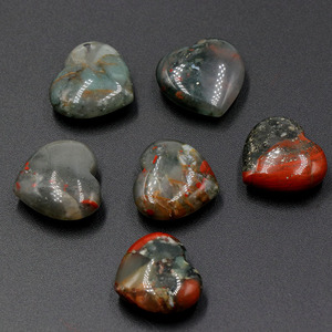 Cristaux de quartz en forme de cœur gonflé en agate folle faits à la main HY, cadeaux d'<span class=keywords><strong>amour</strong></span> pour la guérison, vente en gros de pierres précieuses, décorations de cœur - Product Image 3