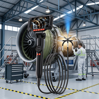 Endoscope d'inspection de turbine 6 mm 1080P articulé pour le contrôle des pales de turbine à gaz, Fournisseur OEM ODM d'usine