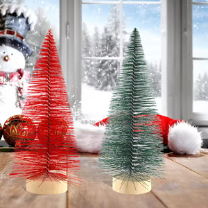 Árbol de Navidad Artificial de PVC Ecológico de Alta Calidad, Mini Árbol de Pino de Escritorio, Adorno DIY, Diseño Realista para el Hogar, Año Nuevo - Product Image 1