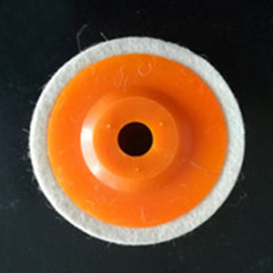 Disque de polissage en laine, grain 1000, abrasif fin-moyen pour meuleuse d'angle, matériau en laine polie - Product Image 3