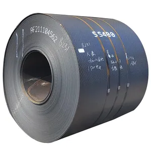 High quality Q235 Q345 Ss400 Sae 1010 SAE1008 Hot Rolled Black Mild Ms Low Low HR Carbon Steel Coils Roll