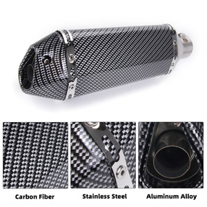 Nuevo Tubo de Escape Genérico Plateado para Motocicleta, Punta de Acero Inoxidable para Grom125 2013-2025, Mejora de Reequipamiento Trasero - Product Image 4