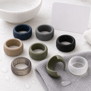 Coque de protection en silicone pour Oura Ring 5/4 Galaxy Ring RingConn Ultrahuman, étanche, lavable, antidérapante et texturée. - Product Image 6