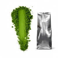 Fabricant de poudre de matcha en emballage OEM, poudre de thé vert matcha de qualité cérémonielle, sachet de 1 kg