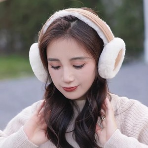 Couvre-oreilles en <span class=keywords><strong>laine</strong></span> australienne, chauffe-oreilles mignons et confortables pour femmes, protège-oreilles en <span class=keywords><strong>laine</strong></span> - Product Image 1