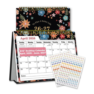 ปฏิทินตั้งโต๊ะรายเดือน ปฏิทินวางแผนรายวัน 12 เดือน ปฏิทินตั้งโต๊ะแบบฉีกออกได้ ปฏิทินบันทึกประจำวัน - Product Image 1