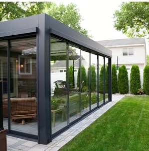 Nuoxin Véranda Moderne en Aluminium, Jardin d'Hiver, Double Vitrage Trempé Low-E, 6063-T6, à Rupture de Pont Thermique, Étanche, Isolation Thermique, Villa - Product Image 5