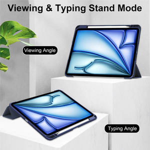 เคสแท็บเล็ตหลากสีใสสำหรับ iPad AIR 13 2024ปกป้องผิวจากการตกมีหลายสี - Product Image 2