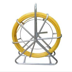 Feet Fish Tape Wire Puller Electrical Nylon Fish Tape Reel Wire for Pull Wire Cable Line Long Runs, Fiberglass Cable Puller