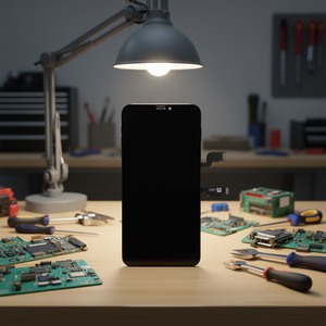 จอแสดงผล LCD และหน้าจอสัมผัสสำหรับ Apple iPhone Xs Max สีดำ ของแท้ ผลิตใหม่ - Product Image 3