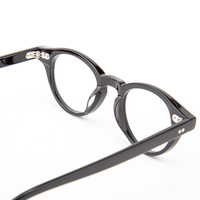Lunettes de vue vintage classiques rondes avec logo personnalisé Lunettes à monture en acétate Monture de lunettes en acétate de haute qualité