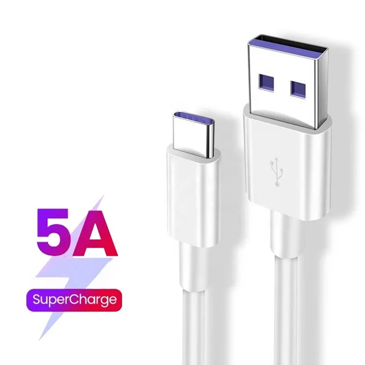 Preço de fábrica 5a cabo de carregamento rápido USB cabo de dados tipo-c cabo USB para celular