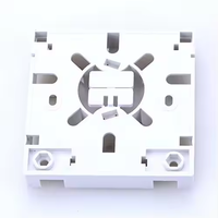 Boîtier de terminaison fibre optique ATB 86 FTTH 2 ports 2 fibres SC Rosette 86*86mm ABS pour montage mural intérieur ou sur bureau