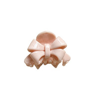Pince à cheveux élégante en acétate Liwu, taille mini 5 cm, design nœud demi-haut, pour femmes