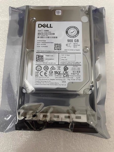 Original 900GB SAS 15K 12G 2.5inch  Hard Drive RT8MY YKT0W XTH17 ST900MP0026 600G Server HDD