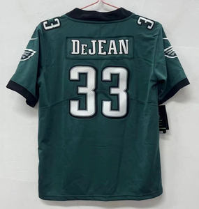 เสื้อฟุตบอลสีเขียวเคลลี่คุณภาพเยี่ยมเย็บอย่างดีของผู้ชายหมายเลข 33 คูเปอร์ เดอฌอง ขายดีในอเมริกา - Product Image 3