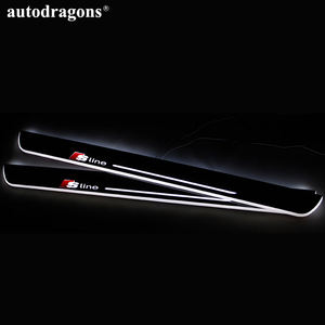 Pédale <span class=keywords><strong>de</strong></span> bienvenue pour voiture, drône en aluminium, étanche, acrylique, LED, mouvement, pédale, affiche la route, W204 A6 A3 A4 A5 B8.5 - Product Image 2