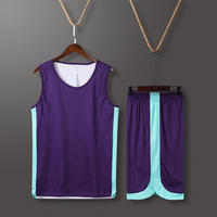 Conjunto de Camiseta y Pantalones Cortos de Baloncesto de Doble Cara, Impresión por Sublimación Personalizada, Absorbe la Humedad, Ligero, Ropa Deportiva para Equipos, Venta al Por Mayor