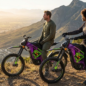 High Performance 72V 3000W Dirt Bike with Brushless Motor 85KM Range 36AH Lithium Battery Motorcycle - Product Image 1