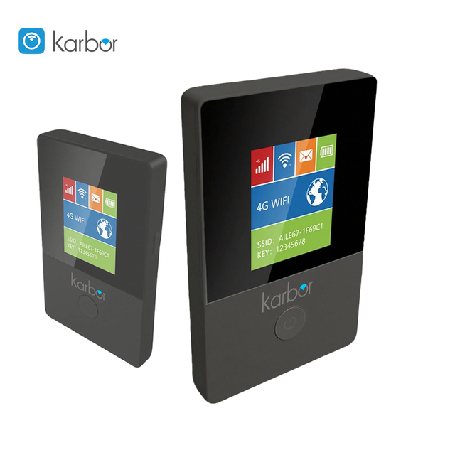 Modern 4G LTE Mobile WiFi Hotspot with 2100mAh Battery SIM Card Slot 4G Wireless Router for SOHO Use with VPN & VoIP Support