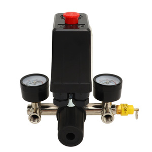 Plowing Air Compressor Pressure Switch Assembly <b>Black</b> <b>Bracket</b> FB Switch CE Valve Electric 90-125 - Product Image 3