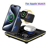 Support de chargeur sans fil portable 3-en-1 pour écouteurs série 17, charge rapide 10W PD QC3.0/QC2.0 Type-C 9V/2A avec protection OTP OVP