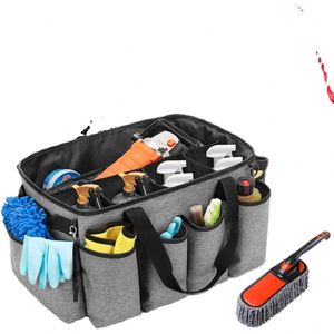 Échantillon Gratuit - Sac de Rangement pour Outils de Lavage de Voiture BSCI Personnalisé - Organisateur de Coffre - Kit de Nettoyage Automobile - Product Image 6