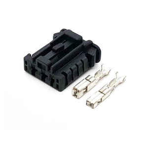 T Connector Automotive Wiring <b>Harness</b> Plug <b>Black</b> Plastic Copper Contact IP20 Male Female Termination For Peugeot Citroen C4 - Product Image 2