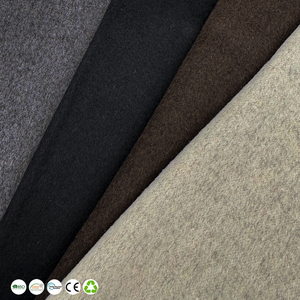 Tissu en tweed de laine double face de couleur unie-en stock <span class=keywords><strong>pour</strong></span> manteaux/vestes en stock - Product Image 1