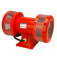 Sirène électrique JINMAN, couleur rouge, haut niveau sonore 160 dB, AC 110V/220V, alliage d'aluminium, alerte d'urgence MS-590