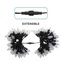 ETOP a mené des lumières de Noël extérieures C9 ampoule de lumières de fraise DC12V