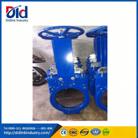 Vanne à opercule DIDLINK DN200 à commande manuelle pour eau à basse température, support OEM personnalisé