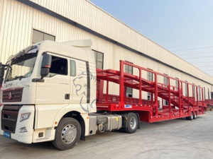2 <strong>Floors</strong> 8 Cars Carrier Semi <strong>Trailer</strong> Truck Car Transporter Car Towing <strong>Trailer</strong> for Russia - Product Image 6