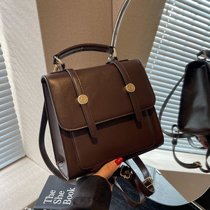 2026 New Arrival Women's PU <strong>Leather</strong> <strong>Backpack</strong> Handbag Casual Travel Bag - Product Image 4