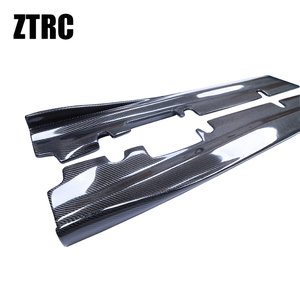 For CLA-Class W117 C117 R Style Real Carbon Fiber Side Skirts 2013-2020 - Product Image 3