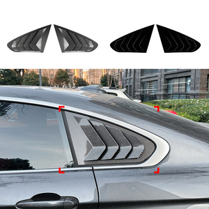 Carbon Fiber Texture Rear Window Louver <b>Decal</b> For Bmw 4 Series F36 2014 2020 <b>Car</b> Exterior Modification Adhesive Sticker - Product Image 1