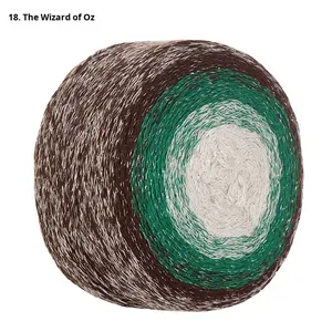 Hilo de tejer DIY Degradado Galaxia, Teñido por Secciones, de Grosor Medio, Lote de Hilo Fantasía para Abrigos, Bolsos y Proyectos de Tejido a Mano - Product Image 6