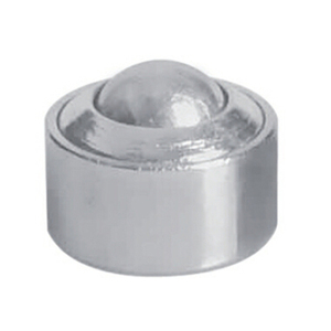 Unità di Trasferimento a Sfera Serie A2 EURO 800 con Base a Morsetto Filettata, Molla di Fissaggio e Rullo Omnidirezionale Serie Tuff per Carichi Pesanti - Product Image 1