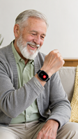 Montre connectée GPS pour personnes âgées H27G, appel d'urgence SOS, appel vidéo 4G, fréquence cardiaque, pression artérielle, alarme de chute, positionnement WiFi