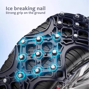 Mùa Đông Nóng Bán Đầy Đủ Bọc Bull Gân Xe Bùn Cát Tuyết Lốp Chuỗi Chống Trượt Tuyết Chuỗi Cho 165 ~ 275 Lốp Xe - Product Image 5