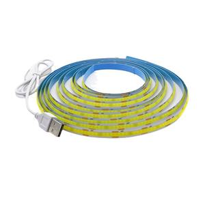 Tira de luz LED COB autoadhesiva USB de bajo voltaje 5V, tira de luz lineal para techo interior, personalizable, de alto brillo - Product Image 1