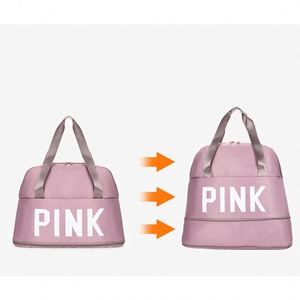 Muestra Gratis, Bolsa de Gimnasio de Poliéster Resistente, Nueva, Moderna, de Gran Capacidad, Económica, para Mujer, Bolsa de Viaje - Product Image 3