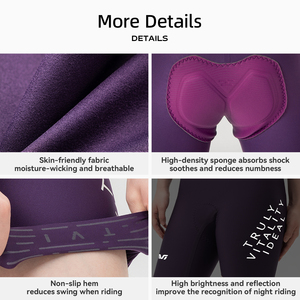 ROCKBROS Pantalon à bretelles de cyclisme une pièce sans couture pour femmes, respirant, vélo de route, vtt, sous-vêtements de cyclisme, été - Product Image 6