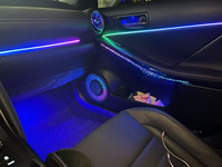 Éclairage d'ambiance dynamique IS300H IS350 pour LEXUS IS 200 300H 350 2014-2024 XE30, accessoires de mise à niveau de l'éclairage LED intérieur