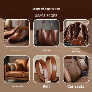 Crème d'entretien et de restauration du <span class=keywords><strong>cuir</strong></span> - Huile imperméable durable 50g <span class=keywords><strong>pour</strong></span> chaussures et canapés - Nettoyage et réparation - Product Image 3