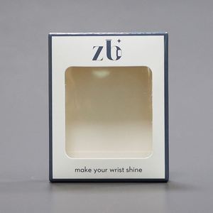 Cajas de Cartón con Ventana Transparente de Lujo en Oferta, con Cierre de Cinta, para Joyería, Regalos, Tarjetas de Regalo - Product Image 2
