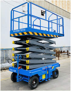 230kg EU/EUA Padrão Elétrico Scissor Lift, 6m Plataforma Aérea de Trabalho com Controle Remoto para Manutenção Industrial - Product Image 3