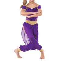 MiDee Costume de danse indienne fille femmes Bollywood compétition classique Performance scène danse tenues tissu lyrique contemporain