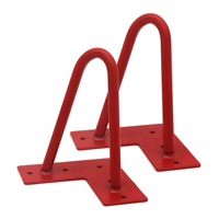 Rote 4-Zoll-Metall-Haarnadel Möbel Beine 4er-Set Hochleistungs-Industrie design Home DIY-Projekte für Schlafs ofa Schrank TV-Ständer