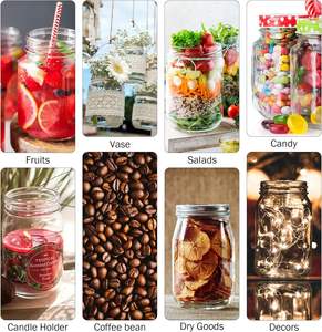 Fabricant de bocaux en verre, bocaux à épices en verre borosilicate ambré personnalisés avec couvercles, OEM - Product Image 6